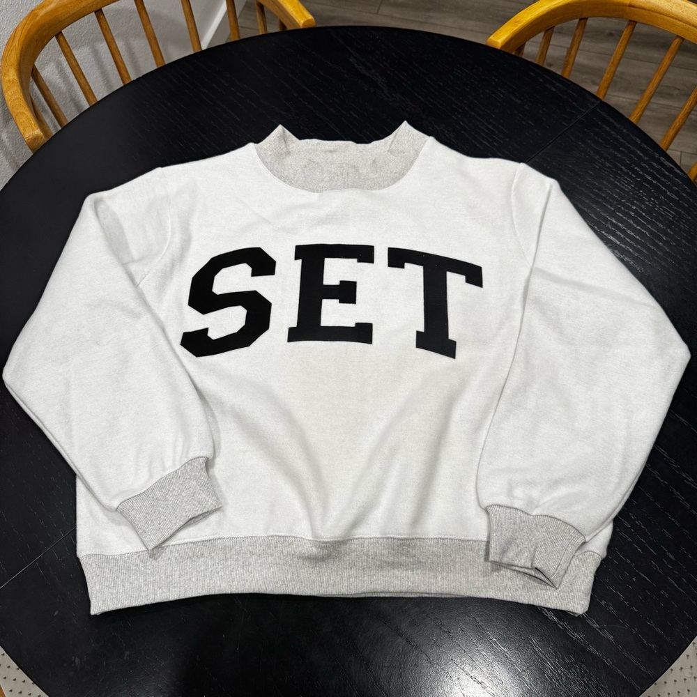 NWT Set Active X PARKE Collab Mockneck Reversible Sweatshirt